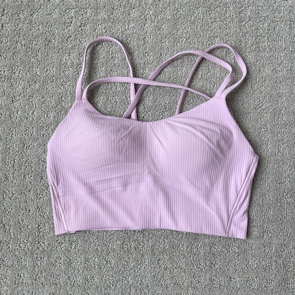 lululemon athletica Other - Lululemon Athletica Light Purple Strappy Sports Bra